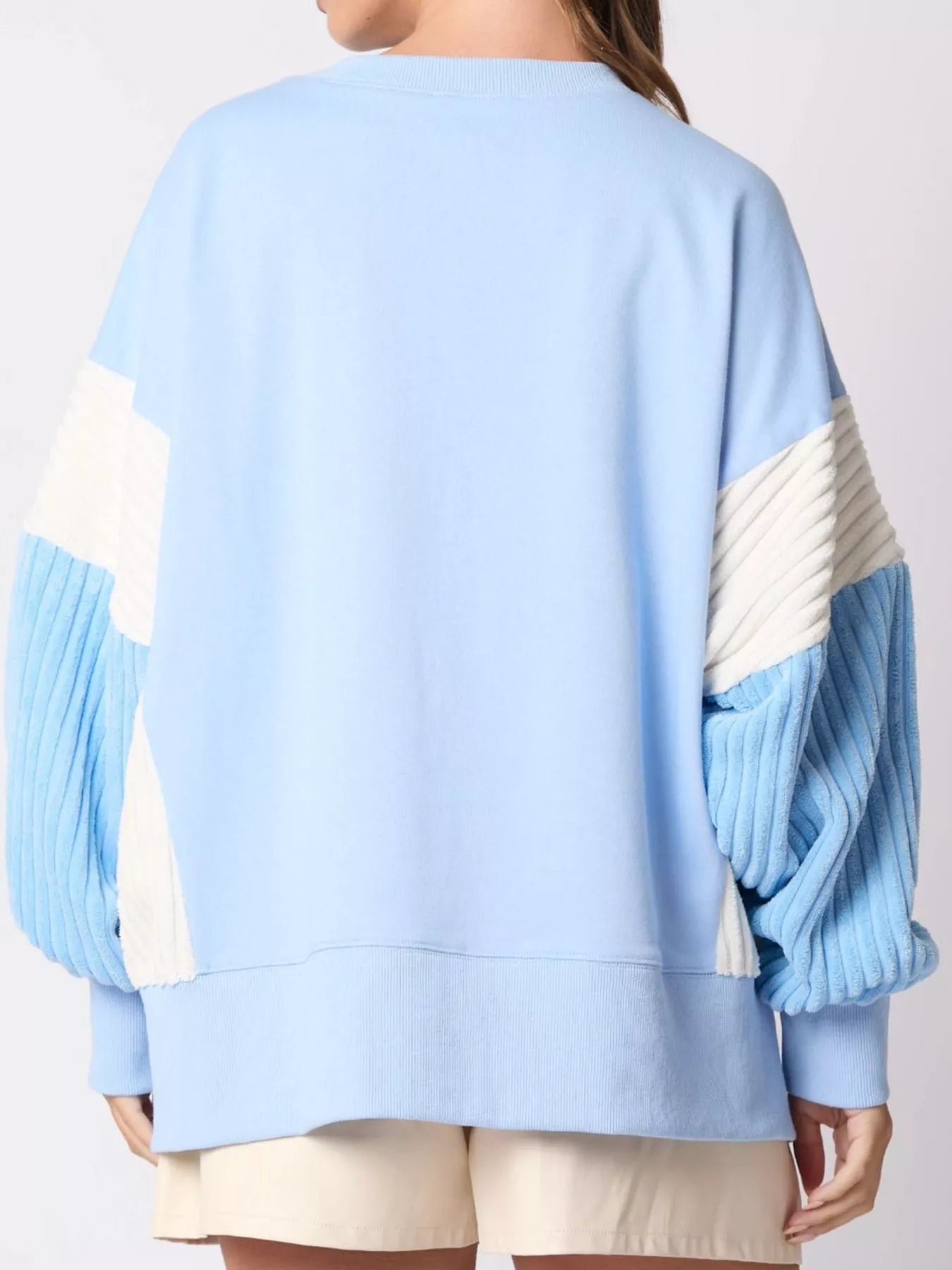 Nutcracker Long Sleeve Sweatshirt with Side Slit OutfitFlow