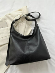 PU Leather Crossbody Bag Black onesize OutfitFlow