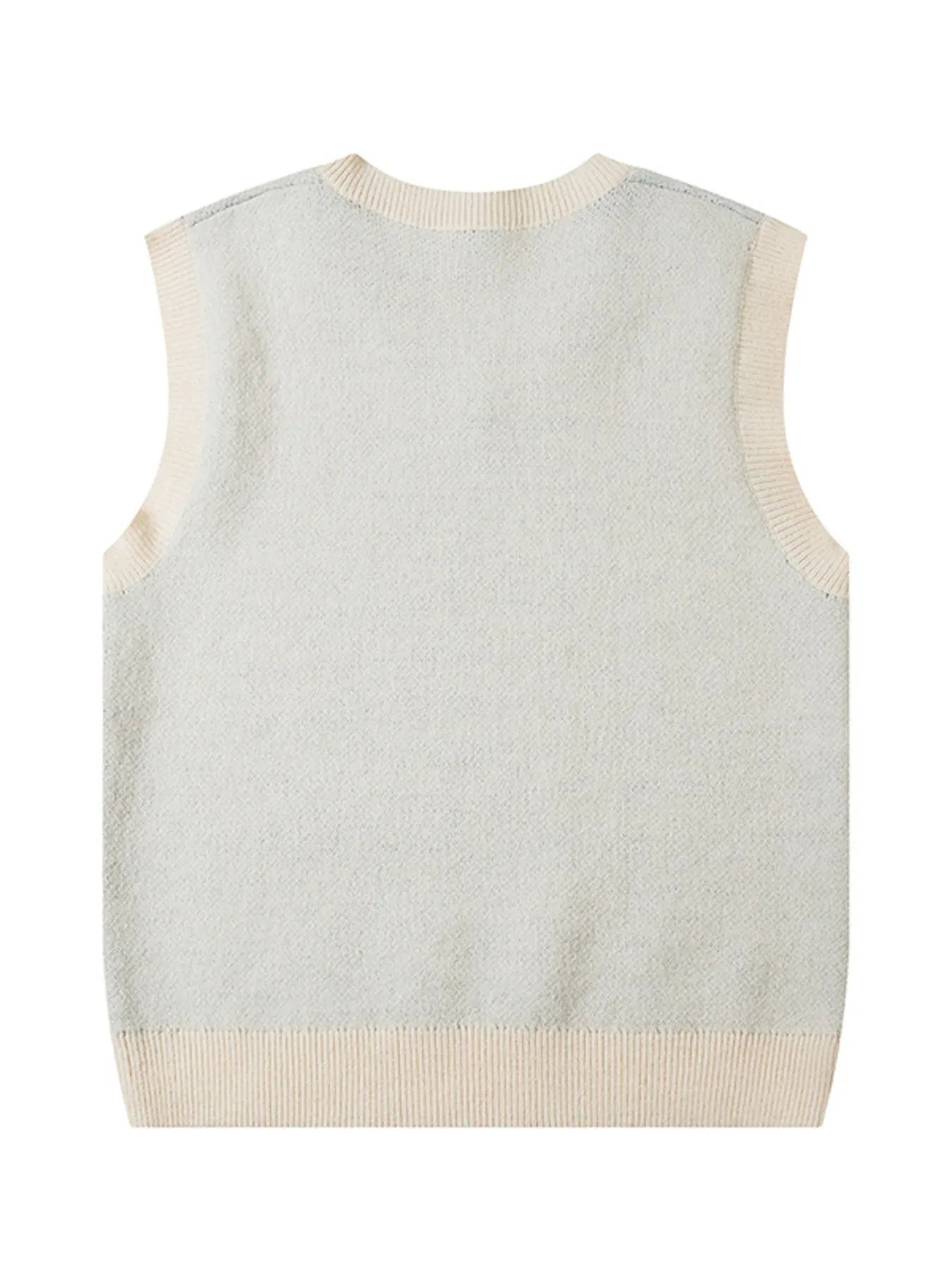 Men's Floral V-Neck Sweater Vest Trendsi