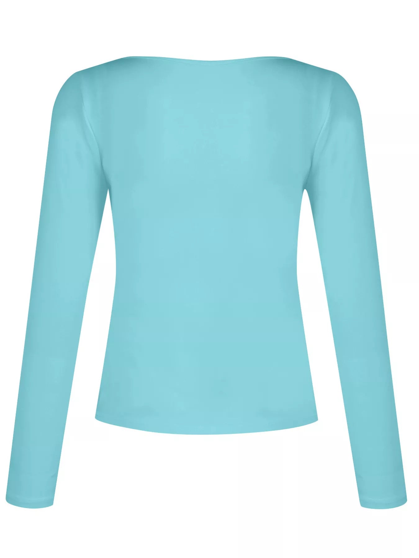 Full Size Slim Fit V-Neck Long Sleeve T-Shirt Plus Size Trendsi