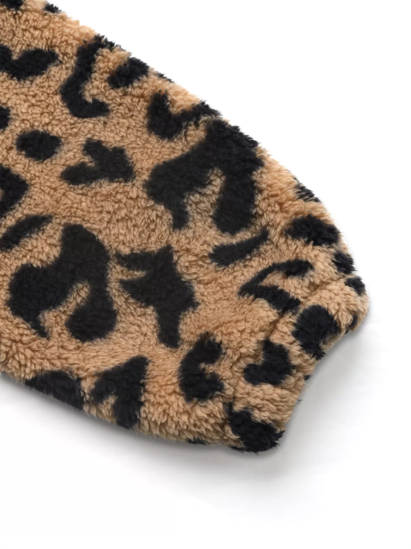 Leopard Zip Up Fleece Jacket OutfitFlow