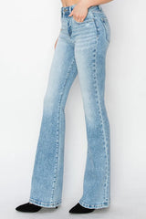 RISEN High Rise Bootcut Jeans OutfitFlow