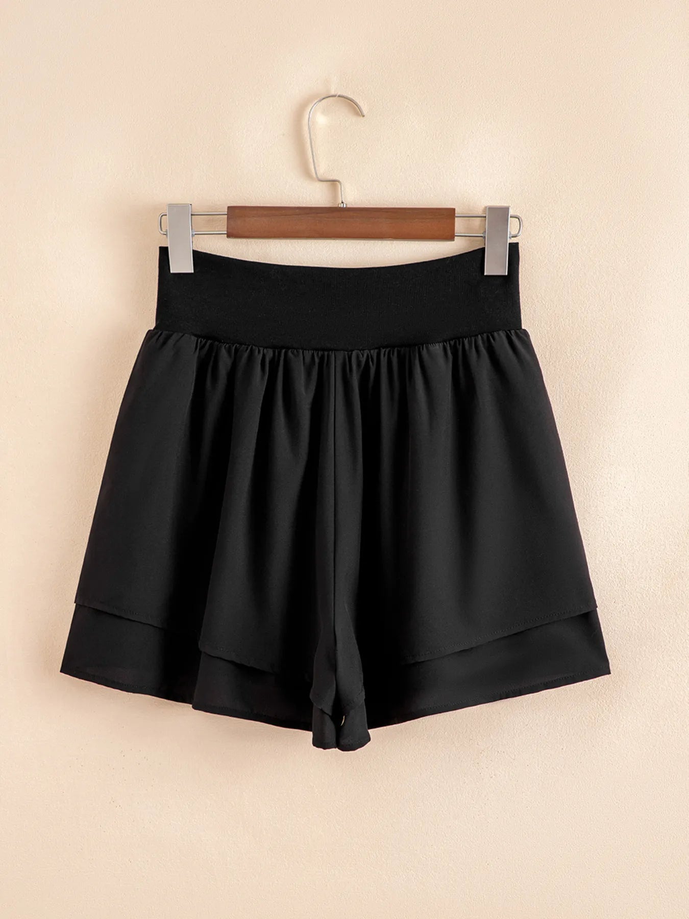 Layered Ruffle Shorts OutfitFlow