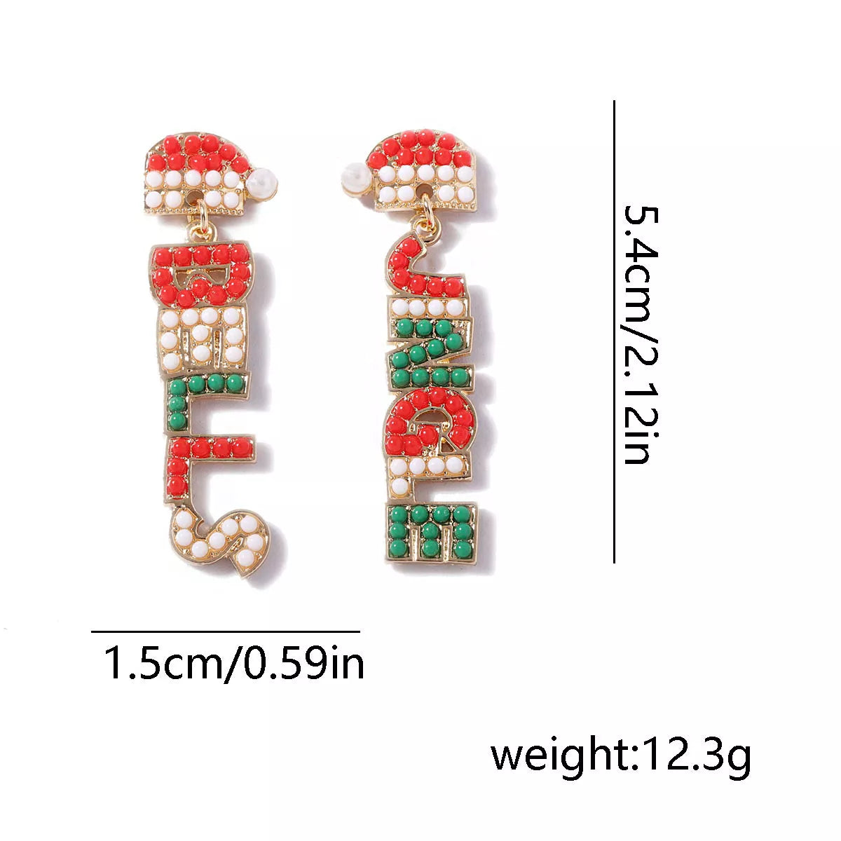 Christmas Jingle Bells Drop Earrings OutfitFlow