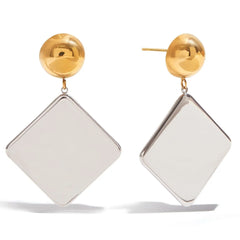 Square Shape Drop Earrings OutfitFlow