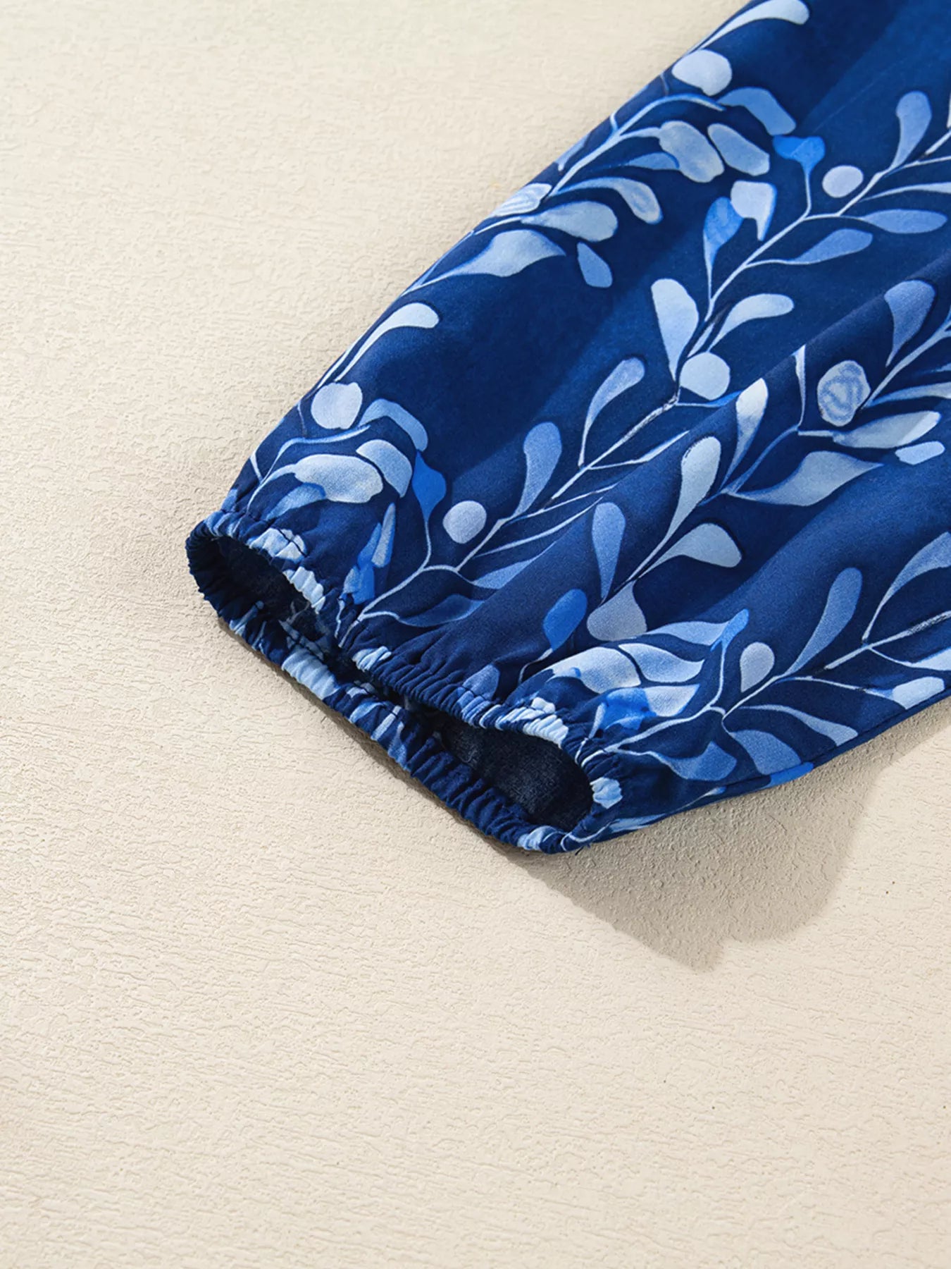 Botanical Print Button Up Shirt OutfitFlow