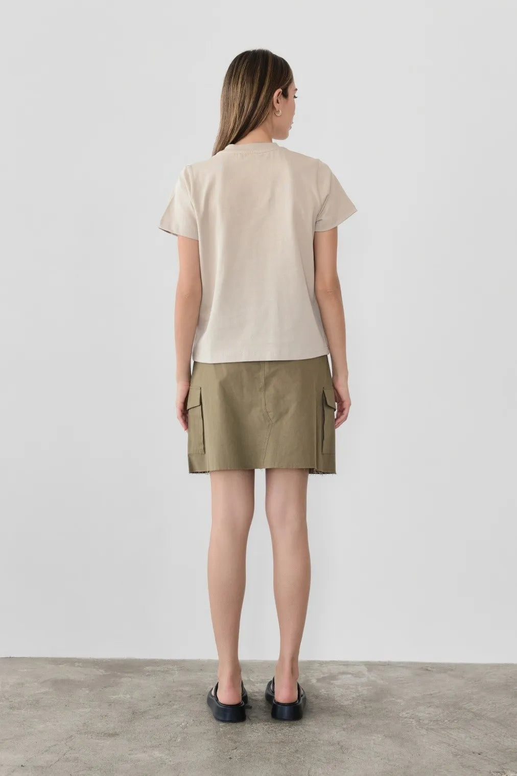 POL Slit Skirt with Pockets OutfitFlow