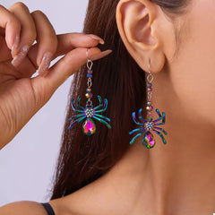 Colorful Spider Drop Earrings OutfitFlow