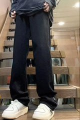 Men's Full Size Relaxed Fit Jeans Plus Size Black Trendsi