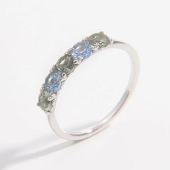 925 Sterling Silver Rhinestone Ring OutfitFlow
