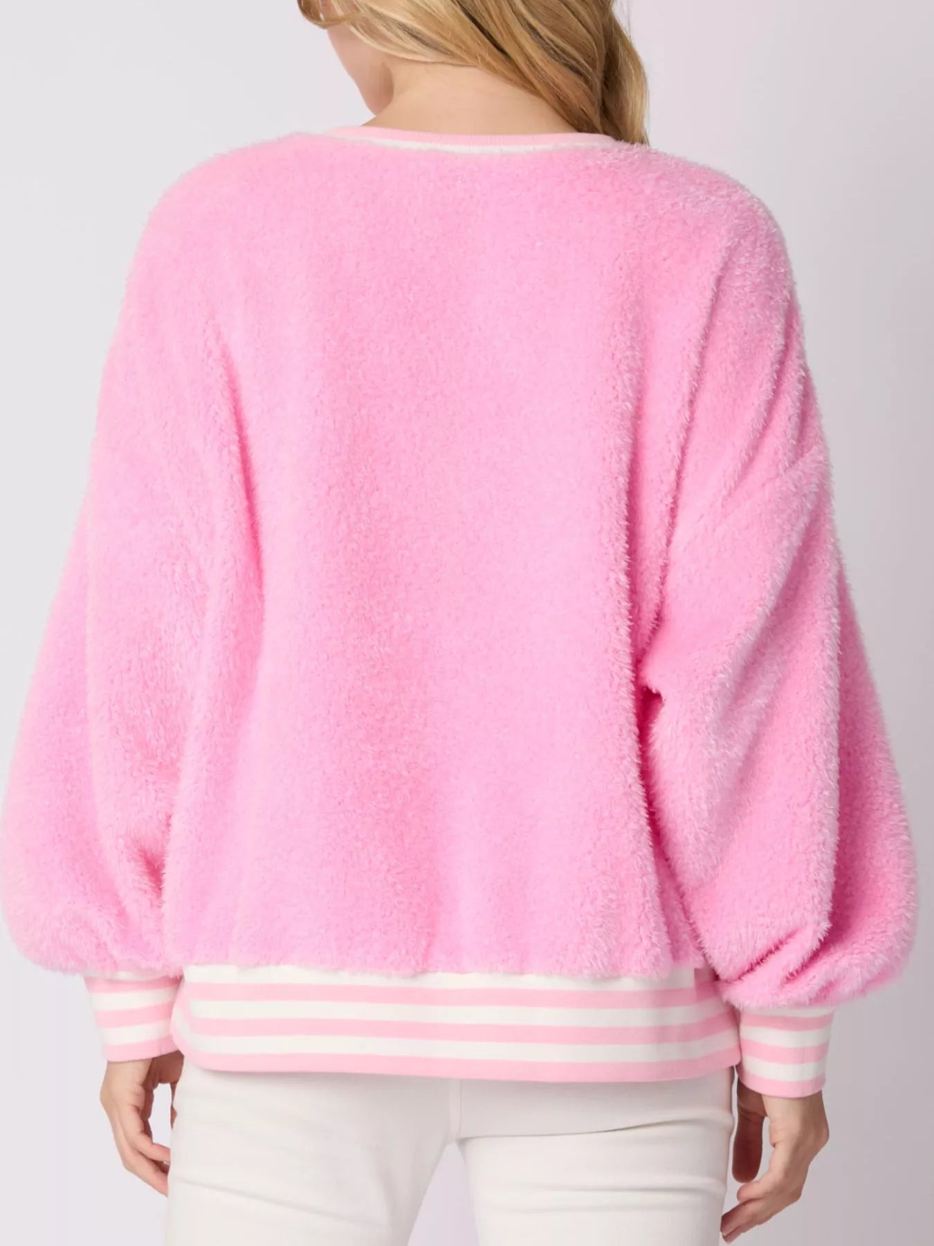 Rhinestone Merry Christmas Round Neck Sweatshirt OutfitFlow