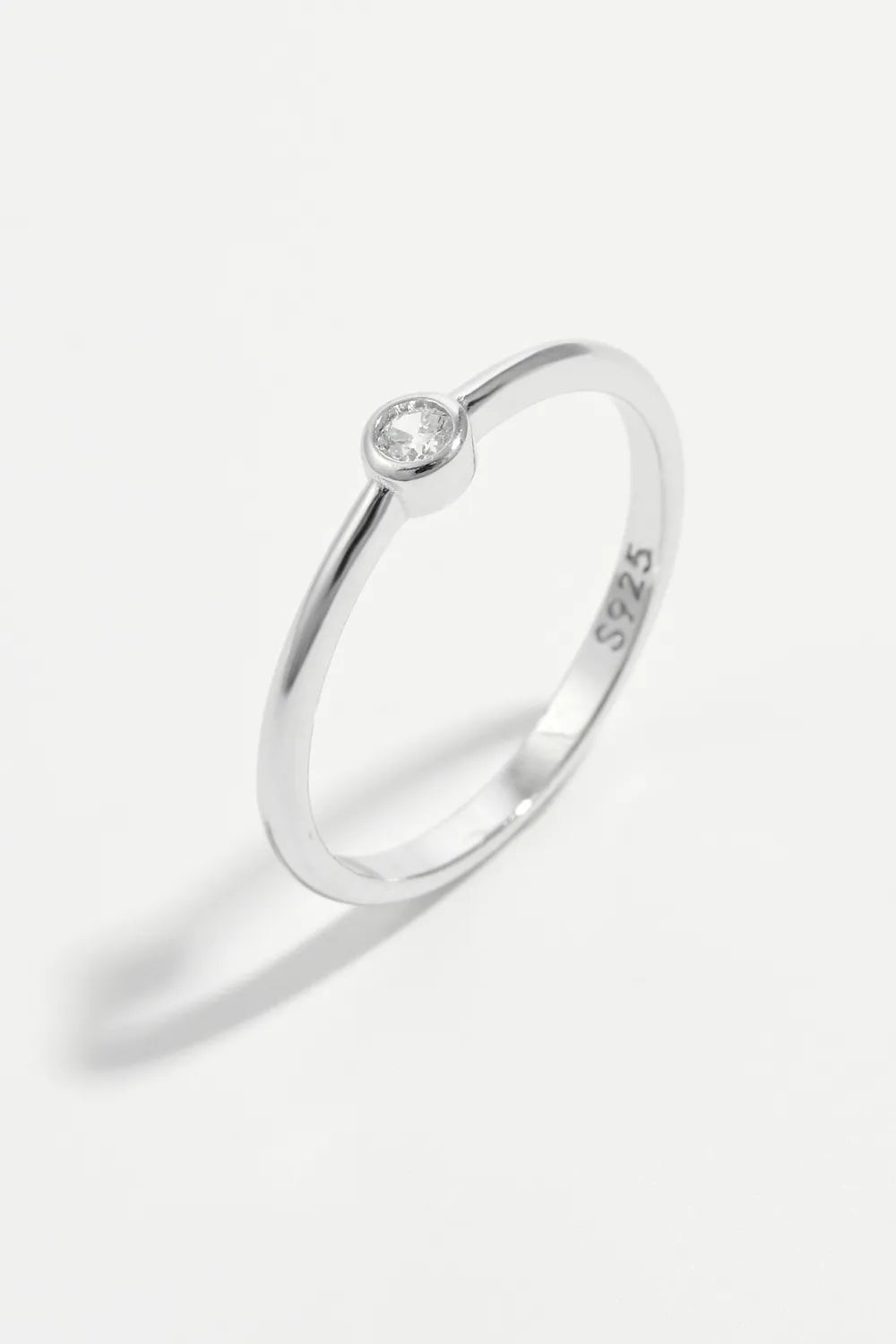 925 Sterling Silver Inland Zircon Ring OutfitFlow