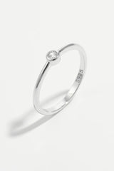 925 Sterling Silver Inland Zircon Ring OutfitFlow