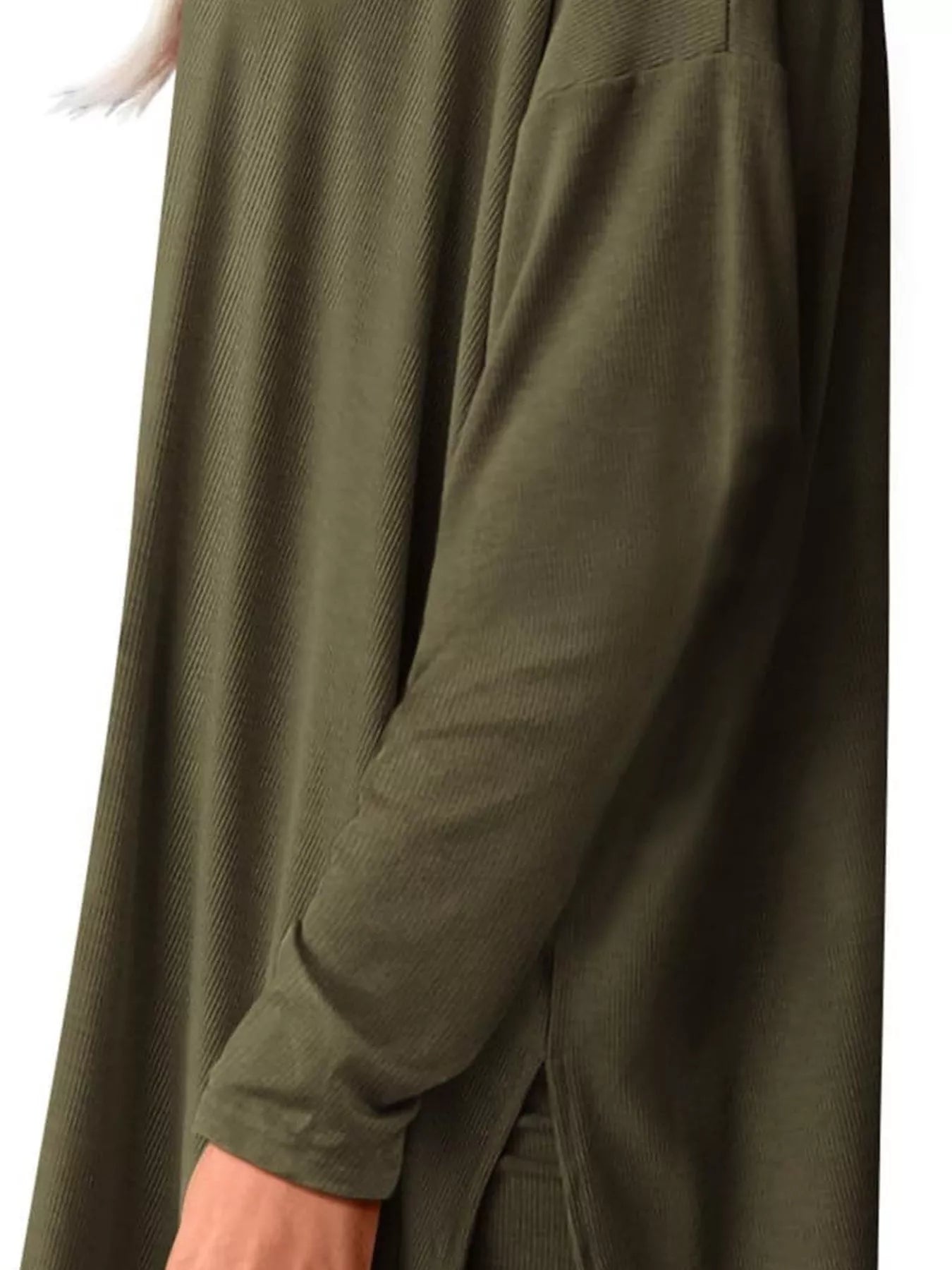 Casual Loose Long Sleeve Top and Wide Leg Pants Set Trendsi