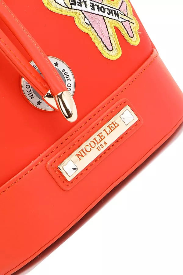 Nicole Lee USA Color Patch Bucket Bag Trendsi