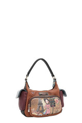 Nicole Lee USA Eco-Leather Shoulder Bag OutfitFlow