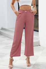 Outfit Flow - Pocketed High Waist Pants