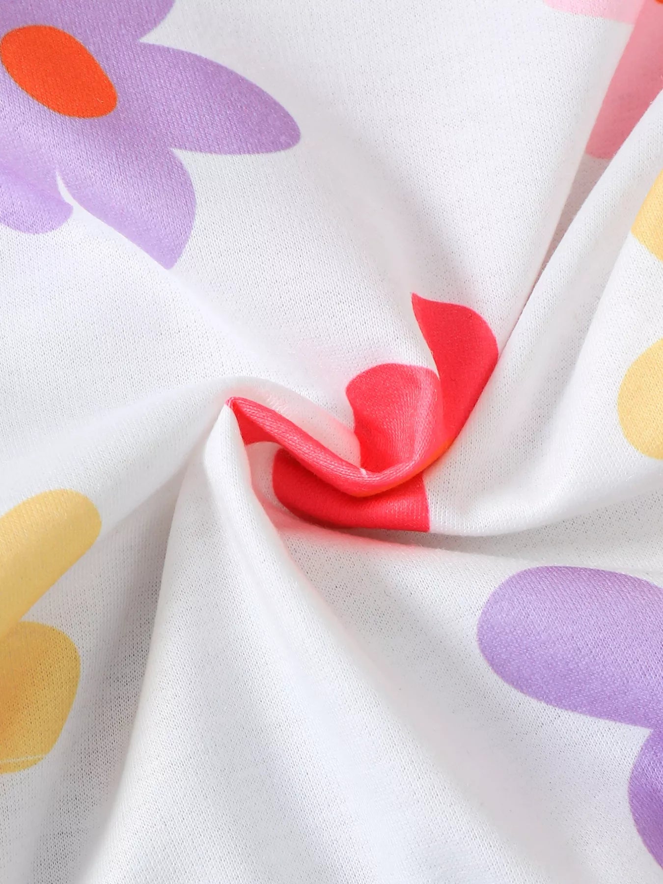 Children's Flower Long Sleeve Hoodie OutfitFlow