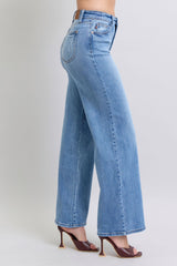 Outfit Flow - Judy Blue Full Size Wide Leg Jeans with Pockets