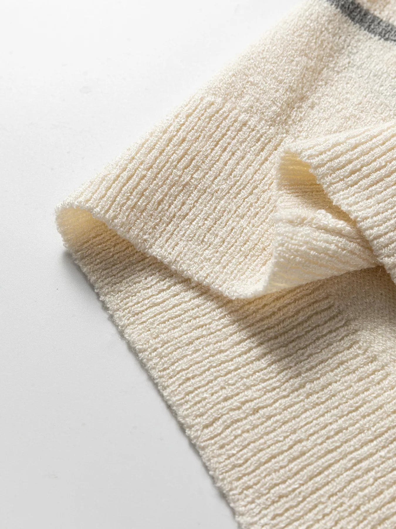 Striped Button-Down Sweater Vest OutfitFlow