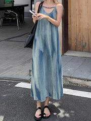 Gradient V-Neck Maxi Cami Dress OutfitFlow