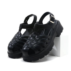 Round Toe Platform Sandals OutfitFlow