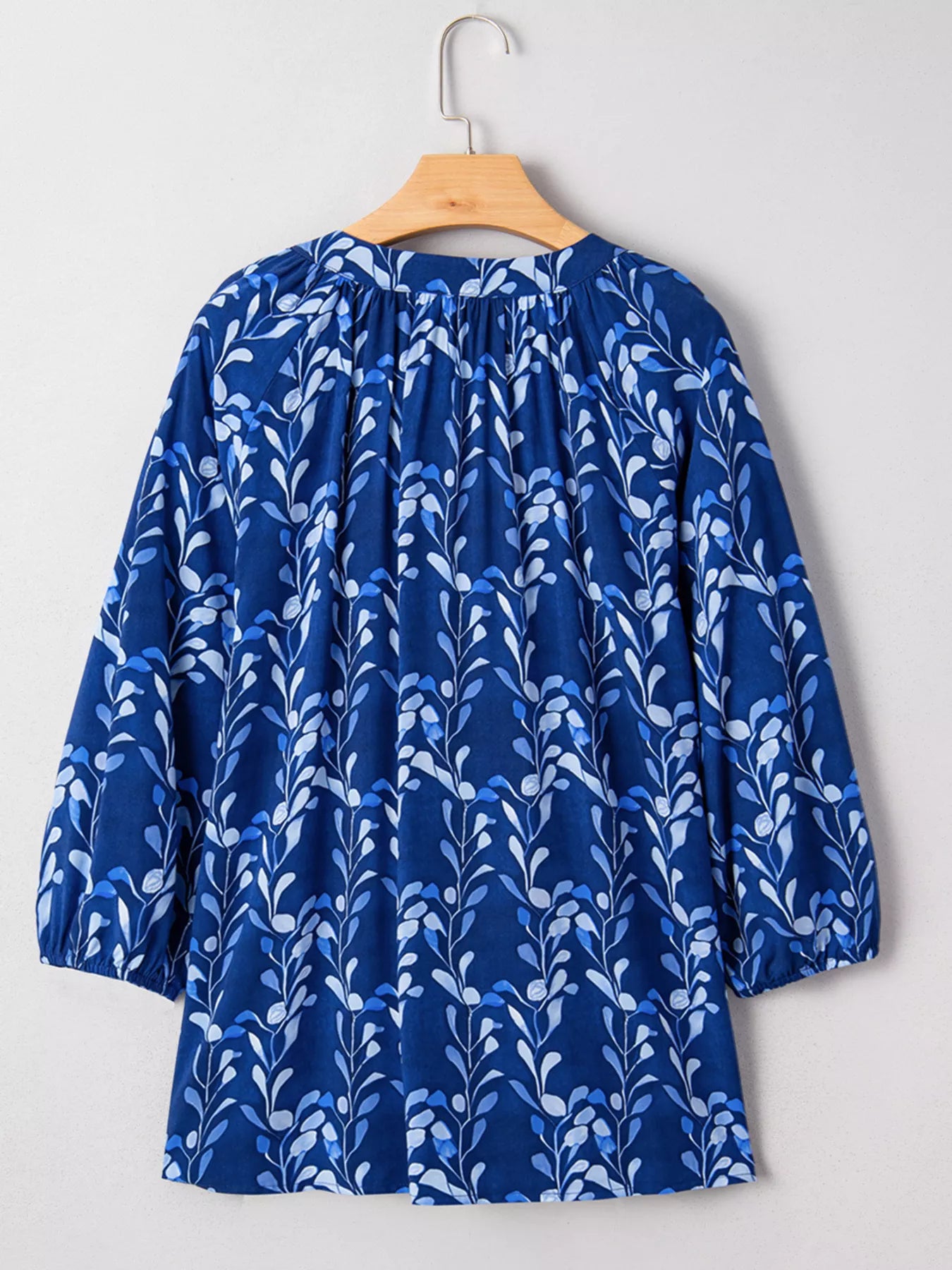 Botanical Print Button Up Shirt OutfitFlow