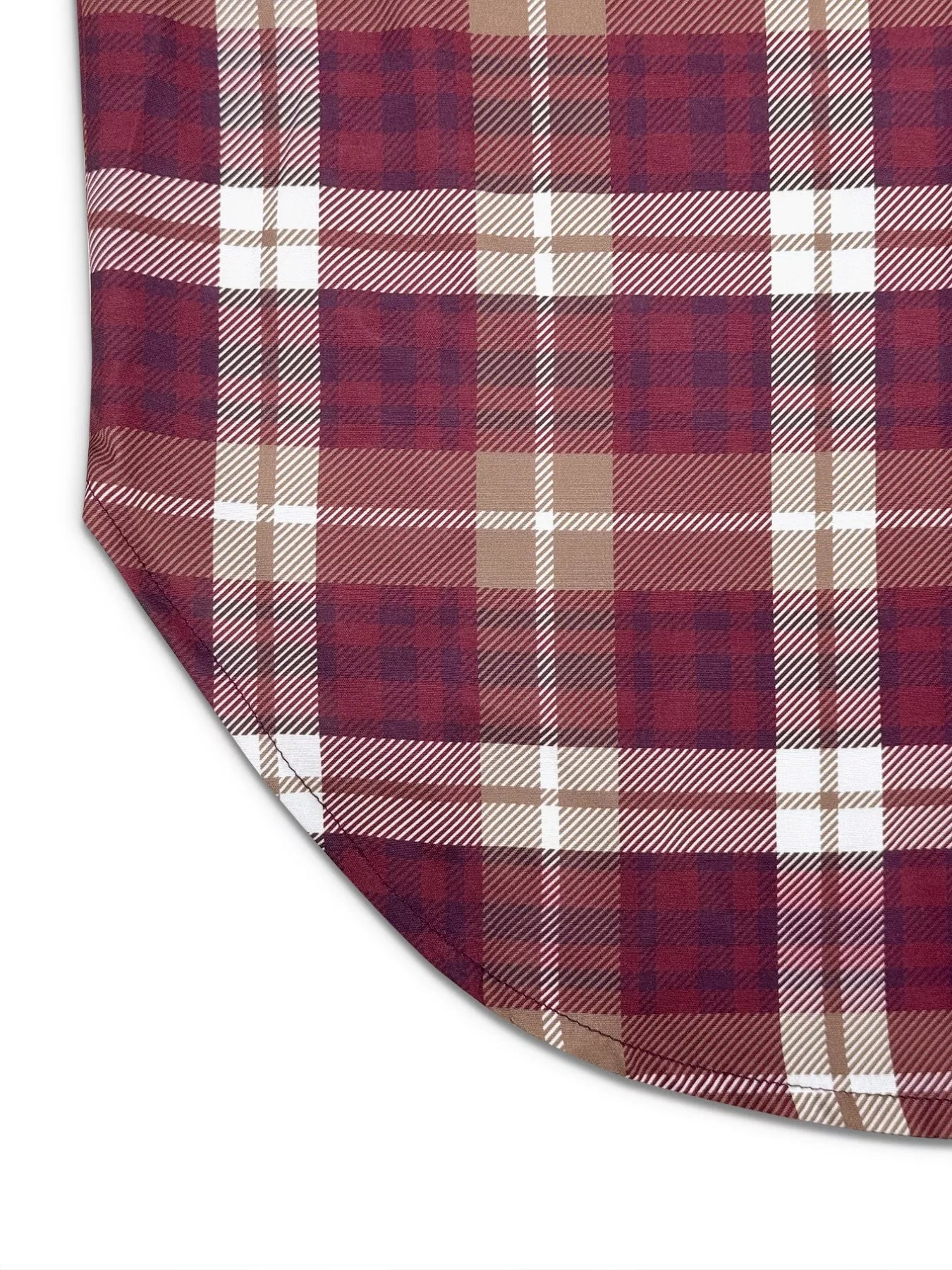 Plus Size Plaid Long Sleeve Mini Shirt Dress OutfitFlow