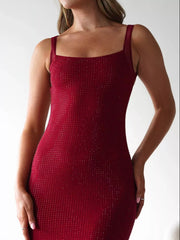 Backless Sleeveless Bodycon Maxi Dress OutfitFlow