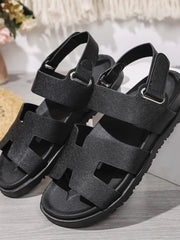H-Style Gladiator Sandals with Ankle Strap OutfitFlow