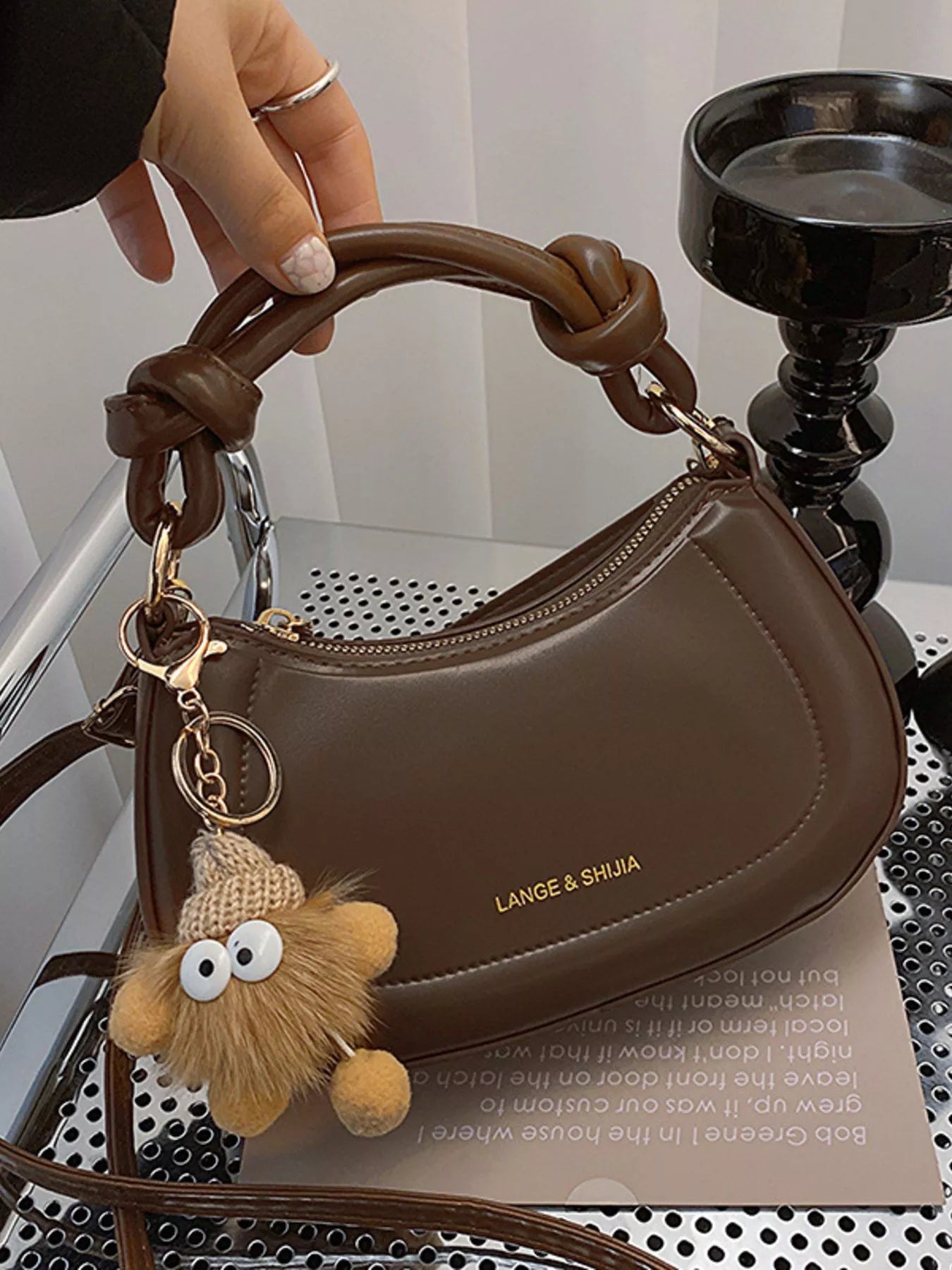 PU Leather Crossbody Bag OutfitFlow