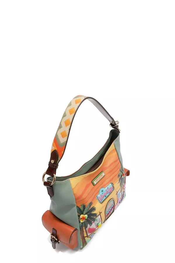 Nicole Lee USA Sun and Sand Hobo Handbag OutfitFlow