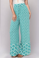 Outfit Flow - Printed High Waist Wide Leg Pants