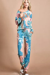 BiBi Tie Dye French Terry Jogger Pants OutfitFlow