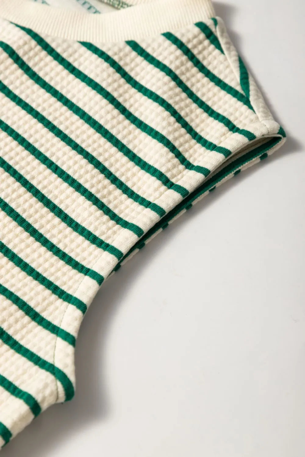 Stripe Woven Sleeveless Mini Dress OutfitFlow