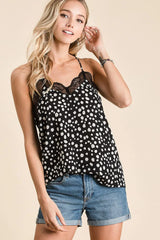 BiBi Lace Leopard Print Cami Top OutfitFlow