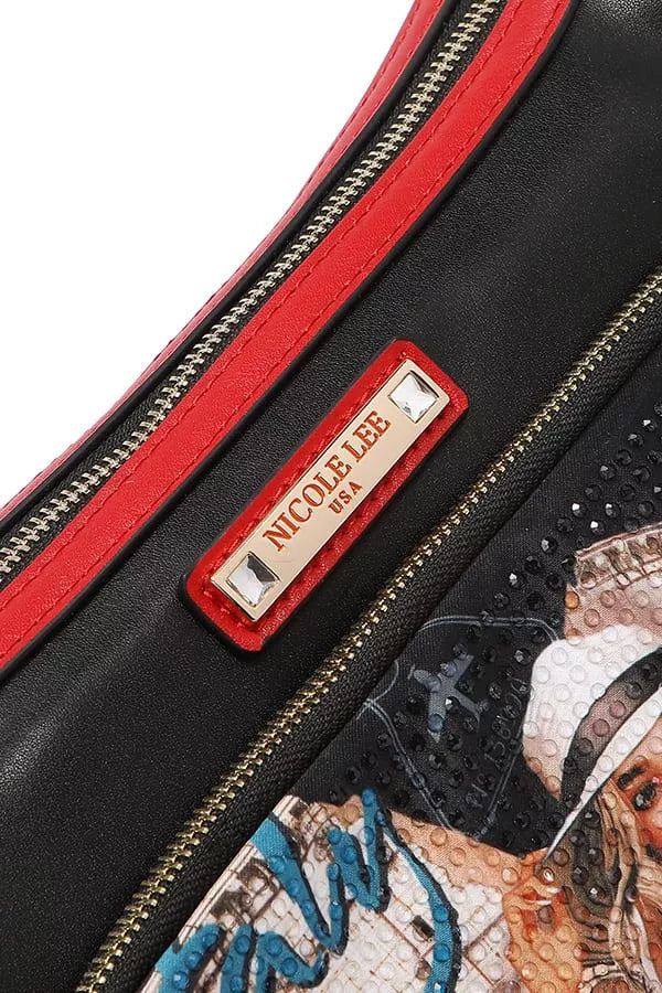 Nicole Lee USA Martha Travels Italy Multi Pocket Shoulder Bag OutfitFlow