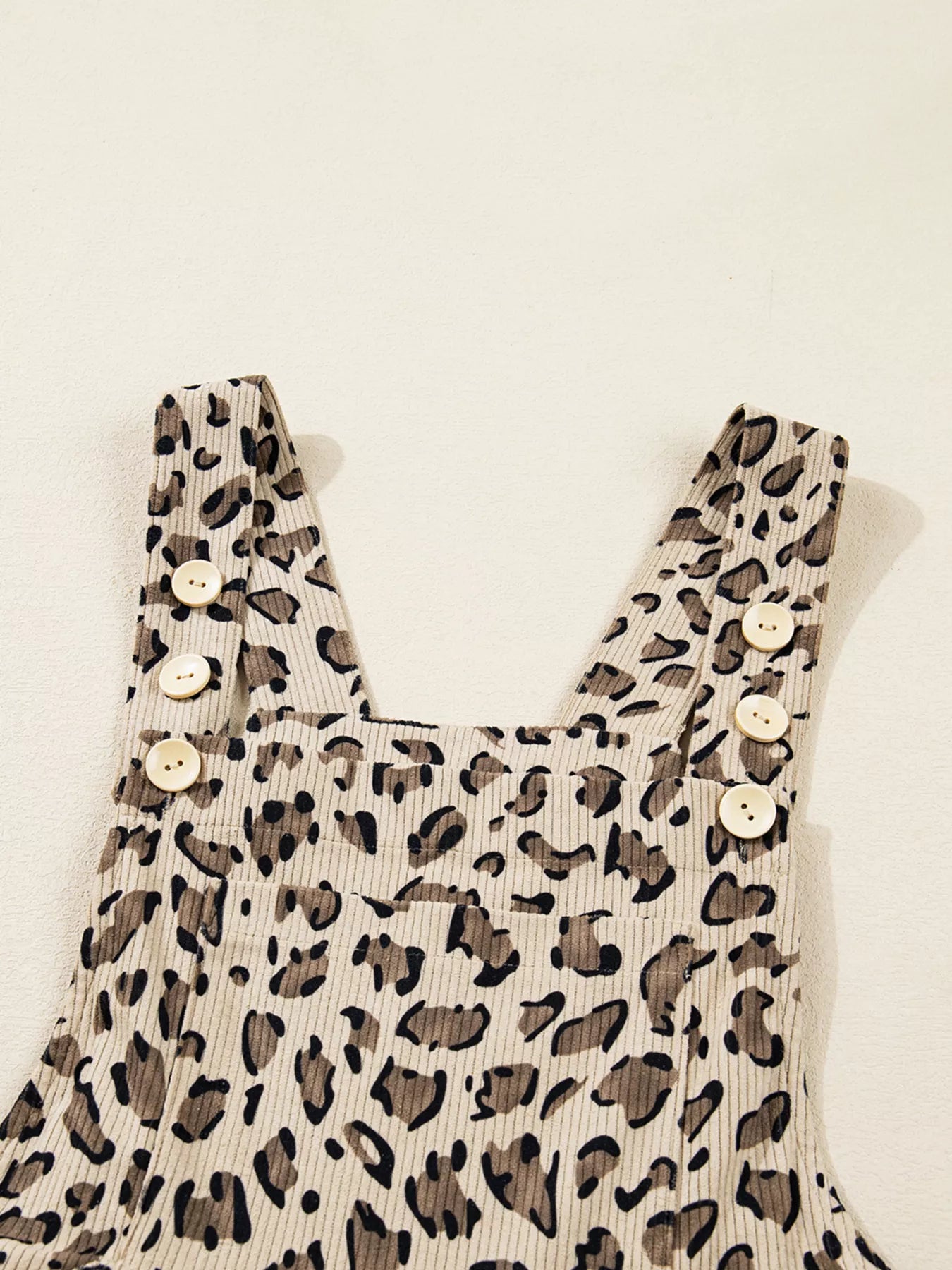 Leopard Bib Wide Leg Jumpsuit OutfitFlow