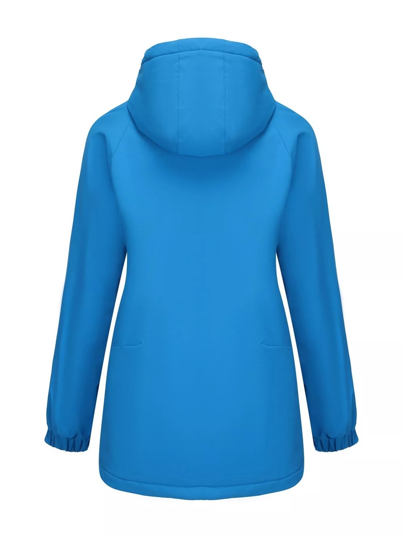 Full Size Zip Up Hooded Parka Outerwear Plus Size OutfitFlow