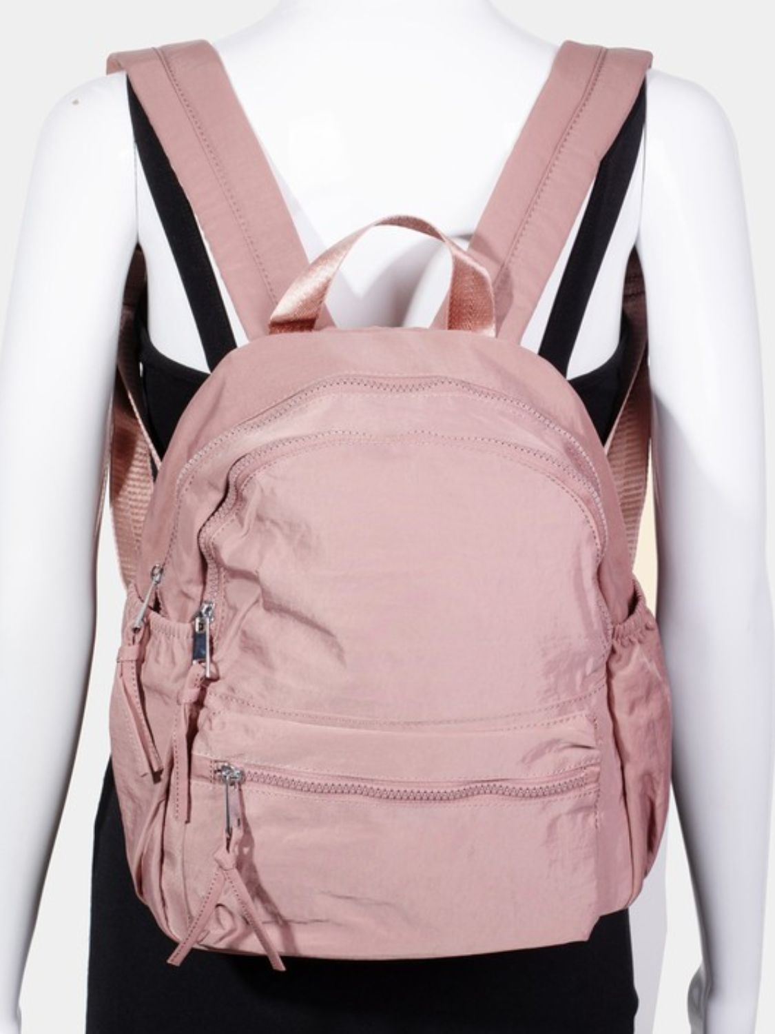 Outfit Flow - Fame Nylon Multi Pocket Backpack Bag