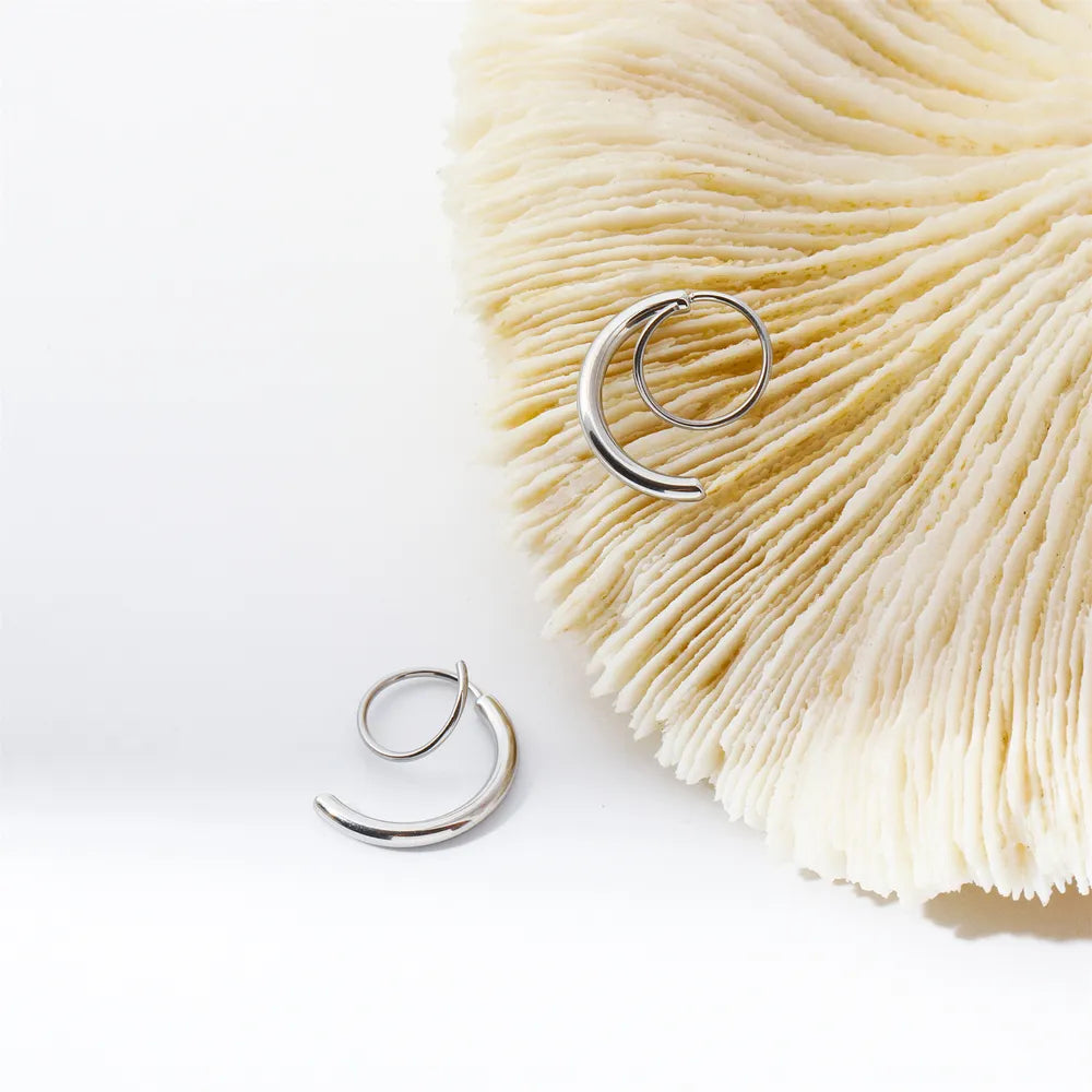 Stainless Steel Spiral Earrings OutfitFlow