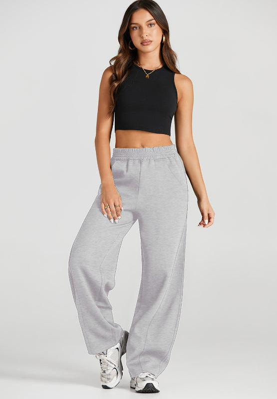 Outfit Flow - Elastic Waist Sweatpants with Pockets