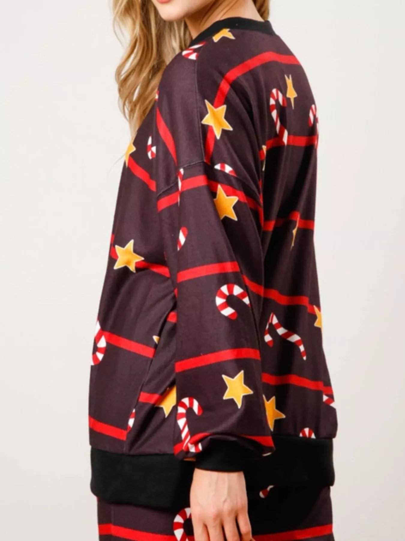 Christmas Long Sleeve Top and Pants Lounge Set OutfitFlow