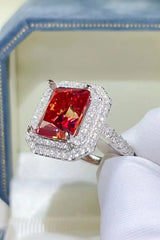 2 Carat Moissanite 925 Sterling Silver Ring OutfitFlow