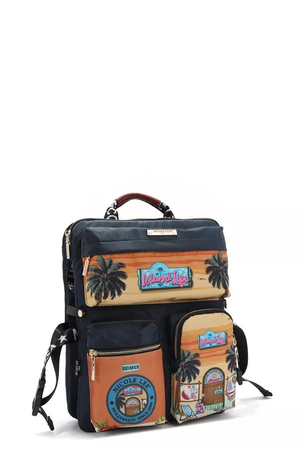 Nicole Lee USA Multi-Pocket Travel Backpack OutfitFlow