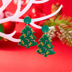 Christmas Tree Drop Earrings OutfitFlow
