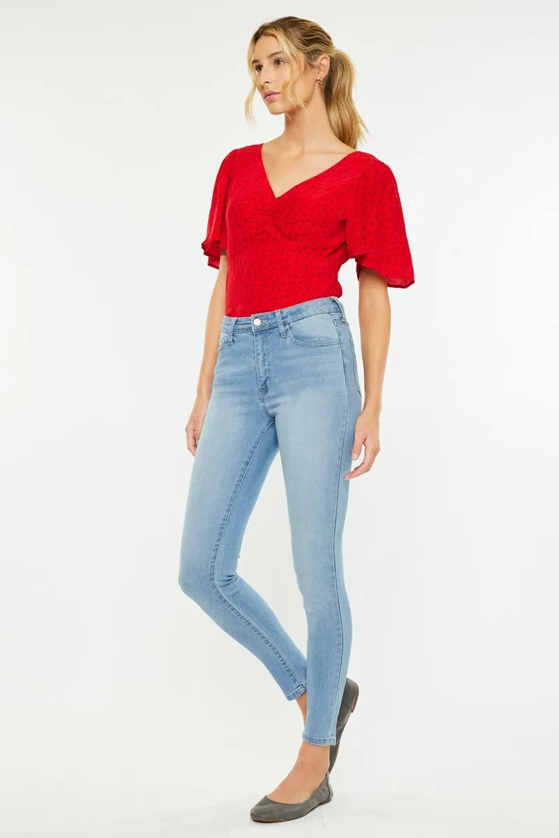 Kancan High Rise Super Skinny Jeans OutfitFlow