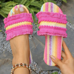 Open Toe Flats Sandals OutfitFlow