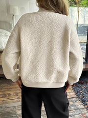 Snap Down Dropped Shoulder Jacket OutfitFlow