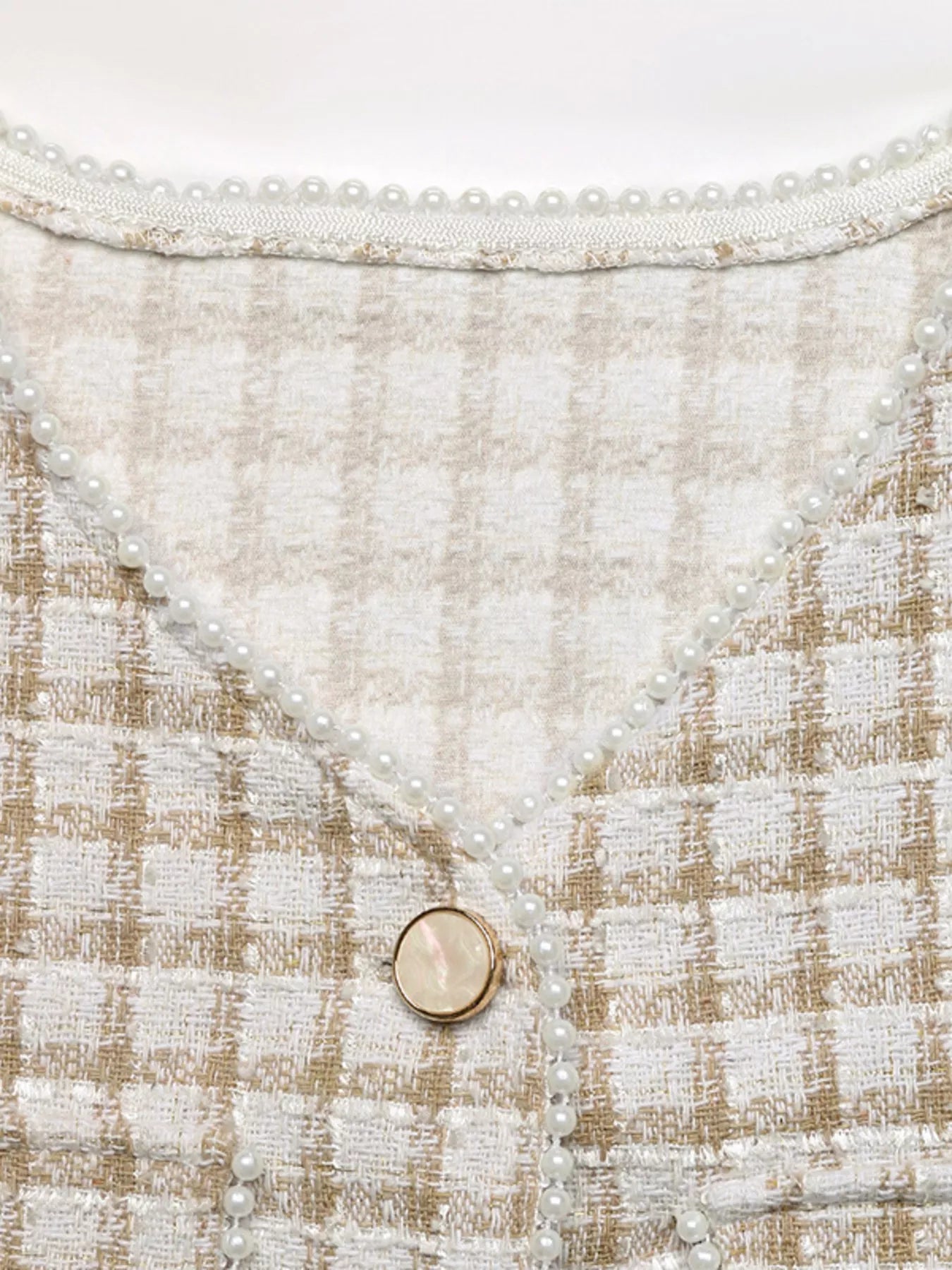Plaid Button-Front Long Sleeve Outerwear Trendsi